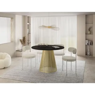 WFL GROUP Naro Ø 120 cm schwarz