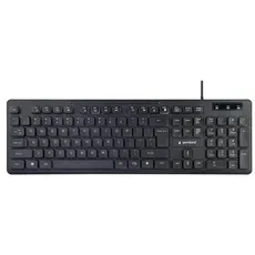Gembird KB-UML-02 - keyboard - US - black - Tastaturen - Englisch - US - Schwarz
