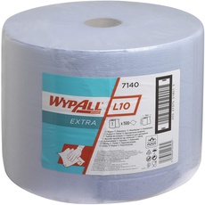 WypAll L10 Extra Wischtücher 7140 auf der Großrolle – 1 Rolle mit 1.500 blauen, 1-lagigen Wischtüchern