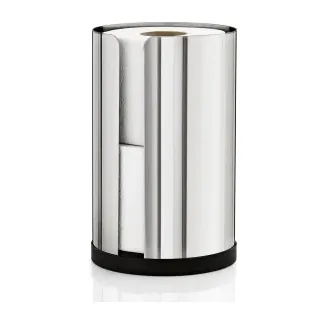 Blomus NEXIO WC-Rollenhalter , Edelstahl, poliert, Für 2 Rollen