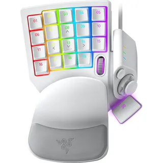 Razer Tartarus Pro - Gaming Keypad Gamepad mit analog-optischen Tasten, 32 programmierbare Tasten, anpassbarer Auslösepunkt, RGB Chroma) Beleuchtung) Weiß