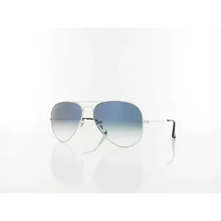 Ray-Ban AVIATOR GRADIENT, Erwachsener, Männlich, Pilot, Vollrand, Silber, Silber - Blau