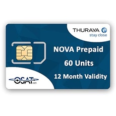 OSAT Thuraya Satellitentelefon NOVA SIM mit 60 Einheiten (70 Minuten)