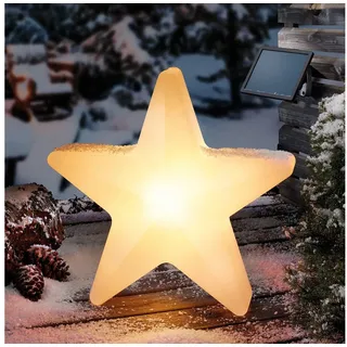 esotec Solarleuchte für außen Leuchtstern Gartendeko 55cm IP44 wetterfest 102121 - esotec