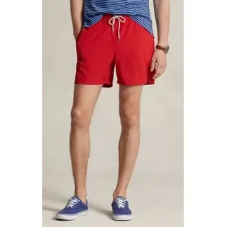Polo Ralph Lauren für Herren. 710907255005 Reisende Bermudashorts rot (3XL), Strandbekleidung, Recyceltes Polyester