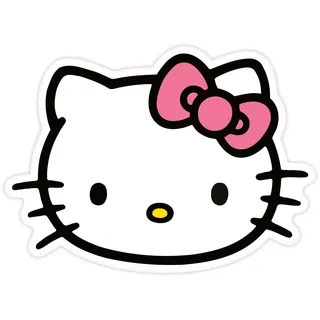 Herding Konturenkissen Hello Kitty 26 x 36 cm Unifarben