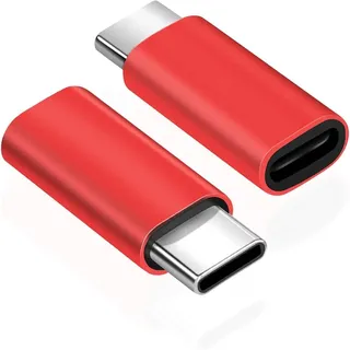 BabyElf USB C Adapter USB Typ C zur Lighting Männlich zu weiblich Ladekabel Adapter für iPhone 16 15 Series Galaxy S24 Pixel 9 AirPods 4/Pro 2 und mehr nur zum Laden i Pad kann Nicht geladen Werden