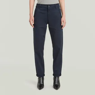 G-STAR Chinohose "Kate Chino Boyfriend" mit Relaxed Fit an Hüfte und Oberschenkeln, salute