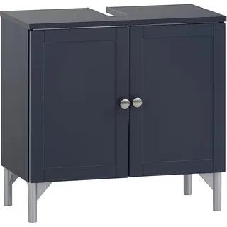 Schildmeyer Waschbeckenunterschrank Jesper 60,2 x 58,5 x 32 cm Nachtblau