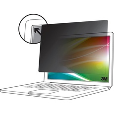 3M Bright Screen Privacy Filter for 35,56cm 14Zoll Laptop 16:9 BP140W9B (14", 16 : 9), Bildschirmfolie