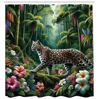 ABAKUHAUS Duschvorhang 175 x 200 cm mehrfarbig