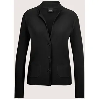 MADELEINE Strickjacke »Strickblazer Schlanker Strickblazer mit langen Ärmeln«, schwarz