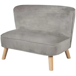 roba Kindersofa Lil Sofa 70 x 48 x 50 cm Holz grau weiß