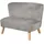 Kindersofa Lil Sofa 70 x 48 x 50 cm Holz grau weiß