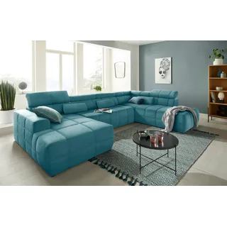 DOMO collection »Brandon«, whlw. mit Sitztiefenverstellung, whlw. Nierenkissen« mit Kopfteilverstellung, wahlweise Sitztiefenverstellung, U-Form,