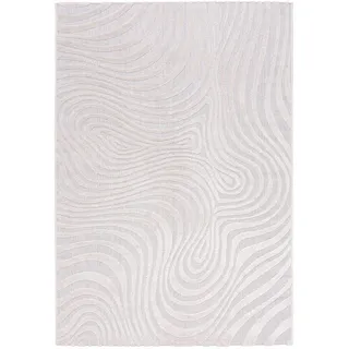 Pergamon IN & Outdoor Teppich Flachgewebe Classy , Weiß , Textil , 80x150 cm , Teppiche und Böden, Teppiche, Outdoorteppiche