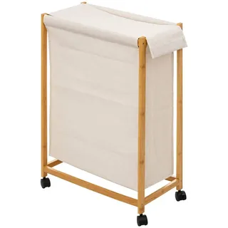 5five simply smart 5five - wäschekorb roller 52l beige