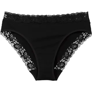 CALIDA Slip »Natural Comfort Lace« verspielte Spitze, Regular-Cut, elastischer Single Jersey, weich CALIDA weiss