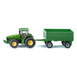 Siku 1953 - Traktor mit Anhänger Grün 1:50