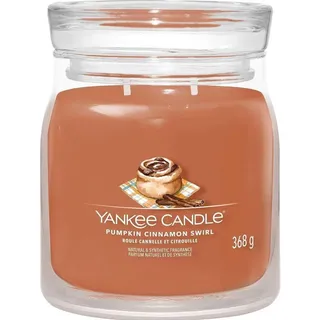Yankee Candle Pumpkin Cinnamon Swirl Duftkerze 368 g braun