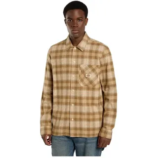 Dickies Forest Check Langarmhemd - Wood Ash - XL