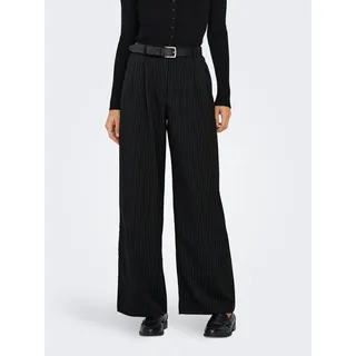 Only Onlreina Hw Pleat Str Pins Hosen Schwarz 42 32