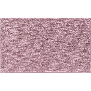 Grund Badteppich , Rosa , Textil , Abstraktes , rechteckig , 60x100 cm , Oeko-Tex® Standard 100, Made in Europe , für Fußbodenheizung geeignet, rutschfest , Heimtextilien, Badtextilien, Badematten