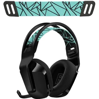 kwmobile Ersatz Bügelpolster kompatibel mit Logitech G733 / G335 / G535 Kopfbügel - Kopfbügelpolster aus Nylon - Kopfhörer Ersatz Bügel mit Polster - Schwarz Blau