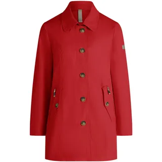 Sommerjacke BETTY BARCLAY "Sommerjacke mit Kapuze", Damen, Gr. 40, rot (mars rot), Obermaterial: 52% Polyester PES. 48% Baumwolle CO., Jacken Sommerjacke