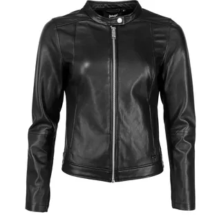 Lederjacke MAZE "Lederjacke Summerset", Damen, Gr. XS, schwarz, Obermaterial: 100% Lammnappaleder LANA. Futter: 100% Polyester PES., Jacken Lederjacke