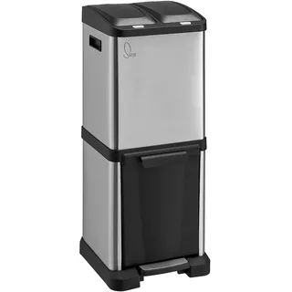 Svita Mülleimer 16 l Schwarz