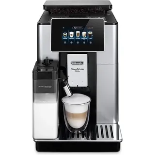 De'Longhi PrimaDonna Soul Kaffeevollautomat Silber und Schwarz