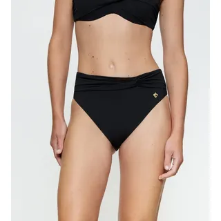 Triumph Summer Twist High-Waist Brief, Bikini Bottom Damen, schwarz, 36 - 36