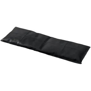 Mid.you Bankauflage , Schwarz , Leder , Echtleder , Rindleder , Füllung: Baumwollfüllung , 104x3x35 cm , pflegeleicht , Esszimmer, Bänke, Sitzbänke