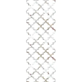 queence Vinyltapete »Muster« Farbverlauf   abstrakt   bedruckt   gemustert glatt 90x250cm, selbstklebend, kinderleichte Anbringung,, Sticker, weiß