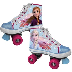 Disney Frozen II Rollschuhe mit Pailletten für Mädchen, Mehrfarbig, 29-30