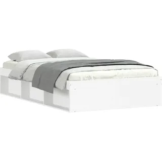 vidaXL Bettgestell Weiß 120x190 cm - Weiß