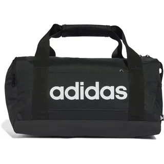 adidas Linear Duffelbag Black / Black / White XS