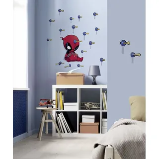 KOMAR Deko-Sticker Deadpool Shootout 50 x 70 cm