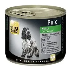 SELECT GOLD Pure Adult Hirsch 12x200 g