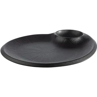APS NERO Teller 30,0 x 25,0 cm schwarz 1 St.
