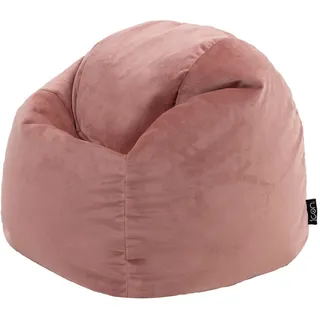 Veeva Sitzsack für Kinder Kingston , Pink , Kunststoff , 100 L , 53x50x53 cm , Hergestellt in Deutschland , Wohnzimmer, Sessel, Sitzsäcke, Kindersitzsäcke