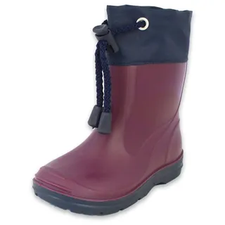 Beck Gummistiefel Basic 27 Rot/Lila