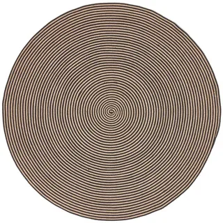 Homescapes Teppich Spirale geflochten rund 120 cm