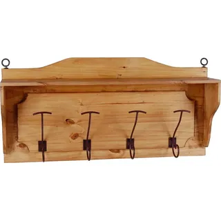 Mexico Kleiderhalter 100cm Massivholz Pinie  Mexiko Möbel Mexikanisch