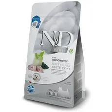 Bild N&D Dog Adult Mini White mit Wolfsbarsch, Fenchel & Spirulina Hundefutter trocken