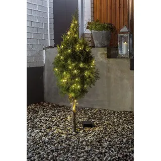 Konstsmide LED Lichterkette 2 m Schwarz Warmweiß