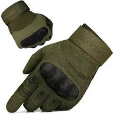 FREE SOLDIER Outdoor Handschuhe Herren Taktische Trainings Motorradhandschuhe Kletter Tactical Handschuhe Vollfinger Handschuhe Gilt für Radfahren Airsoft Militär Paintball (S,Armeegrün)