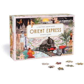 skittledog Orient Express: A 1000 Piece Jigsaw Puzzle