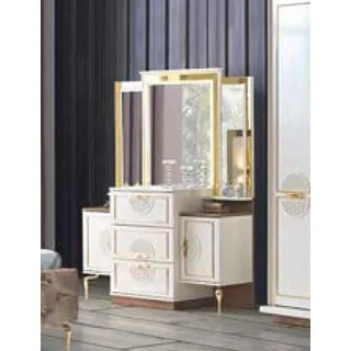 Schminktisch Möbel Holz Konsole Italienisches Sideboard Konsolen Luxus Tisch Neu - Weiß